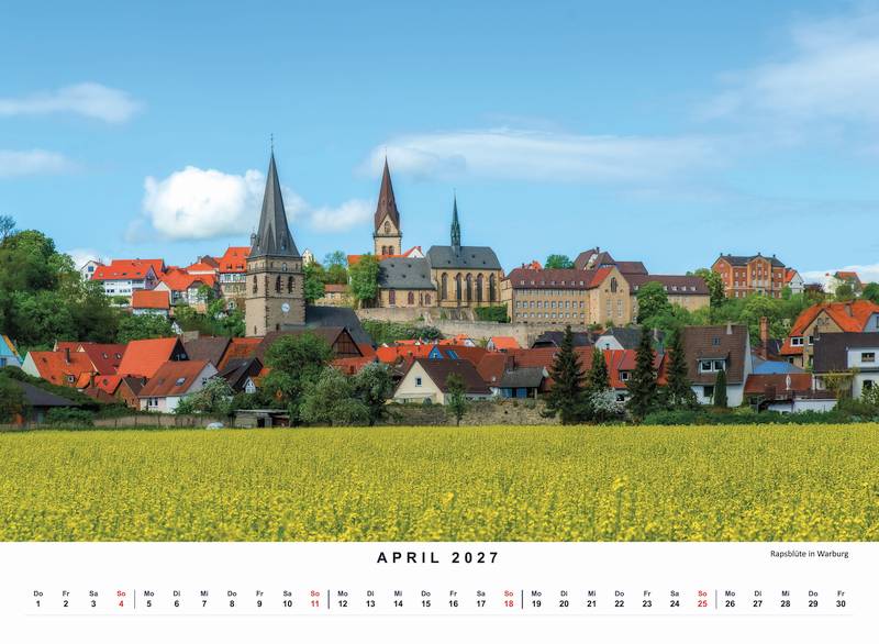 Kalender 2027 - DIN A3 Querformat