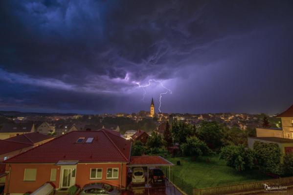 Gewitter über Warburg