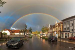 Regenbogen über Warburg