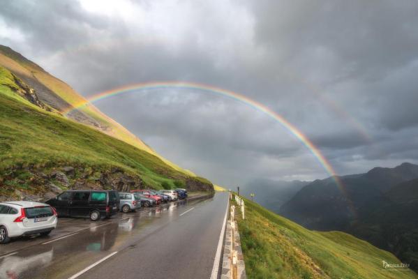 Regenbogen am Großglockner