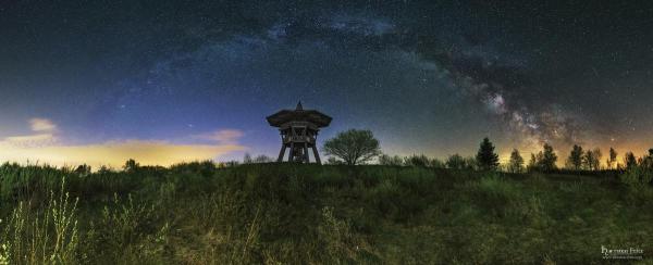 Milchstraßen Panorama über Velmerstot - von Thorsten Fritz