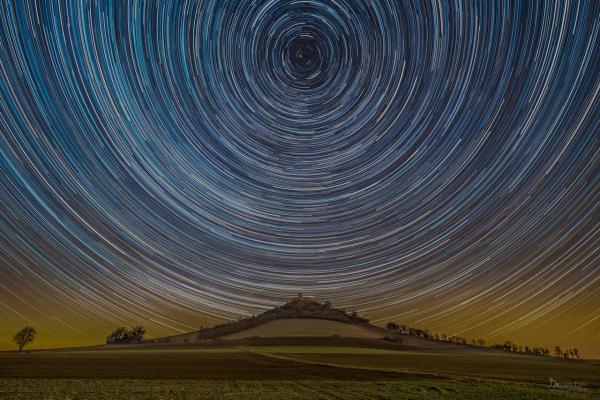 Startrails über Warburg