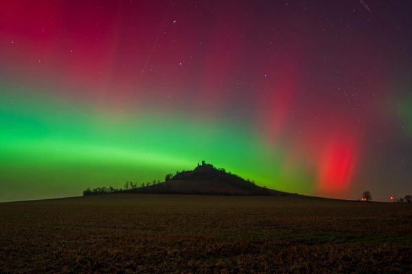 Polarlichter über dem Desenberg