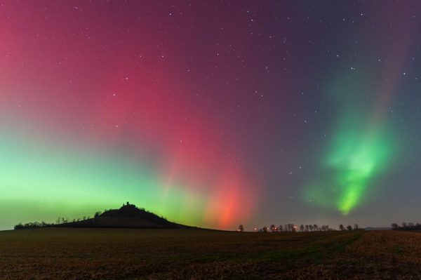 Polarlichter über dem Desenberg