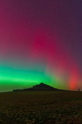 Polarlichter über dem Desenberg