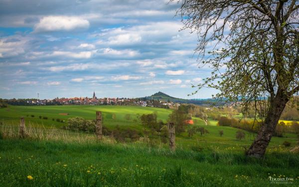 Ausblick auf Warburg 