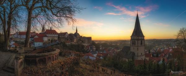 Warburg - Ausblick von der Kanone.