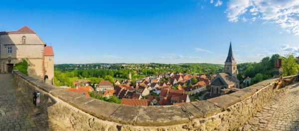 Panoramablick über die Warburger  Altstadt