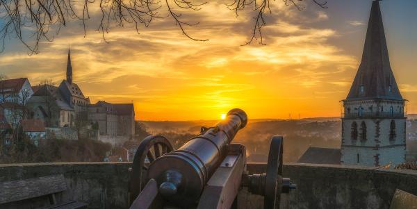 Panoramablick über die Warburger  Altstadt